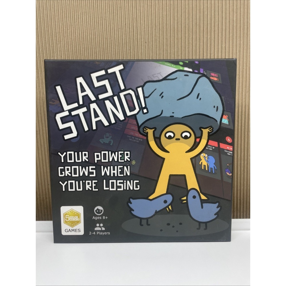 Last Stand! Board Game Your Power Grows When You're Losing 5 Color Combo Games